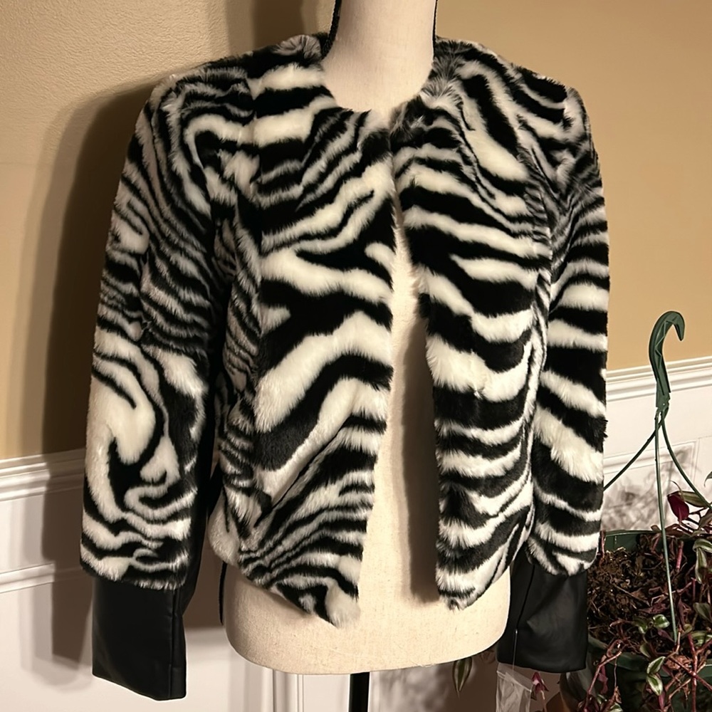 New York & Company Zebra jacket